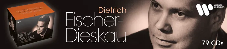 Dietrich Fischer-Dieskau – Complete Lieder & Songs on Warner Classics auf 79 CDs