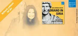 "Weltweit exklusiv bei jpc", daneben ein Cover mit "Carl Heinrich Graun, Adriano in Siria", Portraits im Hintergrund. 