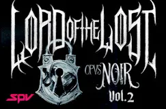 „LORD OF THE LOST“, „OPUS NOIR“, „Vol. 2“, Schlüssel-Schloss-Design, Logo „SPV“ in Pink.