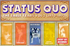 "STATUS QUO - THE EARLY YEARS VOL 2 (1970-1972). Cover von fünf Alben, unten rechts 'CHERRY RED RECORDS'."