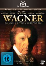 Tony Palmer: Wagner - Das Leben und Werk Richard Wagners (Komplette Miniserie), DVD