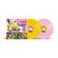 "The Simpsons: Songs in the Key of Springfield" auf gelber und pinker Schallplatte. Cartoon-Charaktere sind zu sehen.
