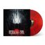 Text: "Original Motion Picture Soundtrack", "RESIDENT EVIL", "Music by Hays Holladay and Ryan Holladay". Winterliche Waldszene.