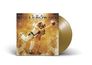 „The Big Lebowski Original Motion Picture Soundtrack“ in großen Buchstaben. Zwei Personen in Tanzpose auf goldenem Hintergrund.