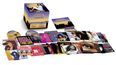 "DONNA SUMMER SUMMER: THE SINGLES COLLECTION 1974–2010". Eine Box mit CDs und bunten Albumcovern.