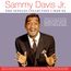 "Sammy Davis Jr. The Singles Collection 1949-62" in roter und blauer Schrift, ein lächelnder Mann im Anzug.