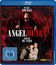 "ANGEL HEART", ein Film von Alan Parker. Mickey Rourke und Robert De Niro. Rotes, mystisches Design mit zwei Männern. Blu-ray Hülle.
