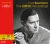 Carl Seemann, The ORFEO Recordings. Links rot mit Radiosender-Logos. Aufnahme eines nachdenklichen Mannes.