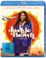 Text: "Jackie Brown", "Ein Film von Quentin Tarantino", "FSK ab 16 freigegeben". Frau in Uniform vor rotem Kreis, Flugzeug.