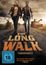 Text: "Vom legendären Autor Stephen King. THE LONG WALK - TODESMARSCH. Die Aufgabe ist einfach: LAUF ODER STIRB."  
Männer laufen auf Straße, bewaffneter Soldat im Vordergrund.