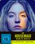 "The Housemaid - Wenn sie wüsste", FSK 16. Frauengesicht in Blau- und Gelbtönen; DVD- bzw. Blu-ray-Hülle.