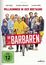 „WILLKOMMEN IN DER BRETAGNE" und „DIE BARBAREN“ mit grüner FSK 12-Plakette. Menschen stehen um ein Fahrrad.
