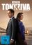 "NCIS TONY & ZIVA SEASON 1" stehen Rücken an Rücken, Hintergrund: Brücke bei Sonnenuntergang, FSK 16 Hinweis.