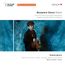 "Benjamin Günst Violin, Deutscher Musikwettbewerb Award Winner/Preisträger. Submergence. Blaues Hintergrundbild mit Violinist."