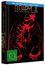 "Hellboy II: Die Goldene Armee", 4K Ultra HD + Blu-ray. Illustration von Hellboy mit rotem und schwarzem Schattenspiel. FSK 12.