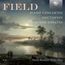 "FIELD Piano Concertos, Nocturnes, Piano Sonatas. Paolo Restani, Tyler Hay. Landschaft mit Pferd am Flussufer bei Abenddämmerung."