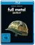 "STANLEY KUBRICK'S full metal jacket" steht oben. Darunter ein Camouflage-Helm mit "BORN TO KILL" und einem Friedenssymbol.