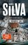"Silva: Das Meisterwerk" von Daniel Silva; ein Gabriel-Allon-Thriller. Gebäude und dunkler Himmel im Hintergrund.