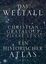 Text: DAS WELTALL, CHRISTIAN GRATALOUP, EIN HISTORISCHER ATLAS

Illustration: Sternenkarte mit goldenen Linien und Sternen.