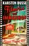 Ein Buchcover mit dem Text: "Karsten Dusse, Filmriss auf Immenhof, Spiegel Bestseller-Autor, Roman, Trippel. Trappel. Tot."