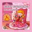 "Cozy Coloring Girl Moments" steht im Zentrum. Illustration: Person sitzt mit Mäusen und Decke vor einem Kamin.