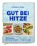 "Gut bei Hitze", "Erfrischend einfache Rezepte", von Katharina Seiser. Drei Bilder mit Getränken und Speisen.