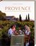 Aufschrift: "Jeany Cronk, Provence, Eine kulinarische Reise durch den Süden Frankreichs, Hölker Verlag."  
Eine Gruppe speist in einem Weinberg.