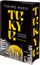 TOKYO, SCHWARZER SOMMER, Thriller von Tokuro Nukui. Gelbe Schrift, stilisierte Skyline, schwarzer Hintergrund.
