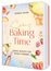"Sunny Baking Time" von Theresa Haubs. Frische Rezepte für deinen Sommer. Illustration mit Früchten und Backutensilien.