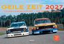 Große Texte: "GEILE ZEIT 2027", "TOURENWAGENSPORT – DIE BESTEN JAHRE". Zwei Rennwagen dicht nebeneinander auf der Strecke.
