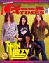 Oben: "Music from the 60s to the 80s". Großes Logo "Good Times". Unten: "THIN LIZZY". Vier Männer in lässiger Kleidung., Zeitschrift