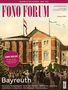 "Fono Forum", August 2026. "Sonny Rollins". Bayreuth-Festspielhaus, Menschenmenge, historische Atmosphäre., Zeitschrift