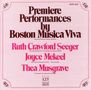 Boston Musica Viva, CD