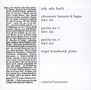 Johann Sebastian Bach: Chromatische Fantasie & Fuge BWV 903, CD