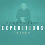 "Frankfurt Radio Big Band, EXPEDITIONS, JIM McNEELY" erscheint über einem unscharfen Bild eines sitzenden Mannes in Anzug., CD