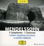 Felix Mendelssohn Bartholdy (1809-1847): Symphonien Nr.1-5, 4 CDs