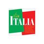 Text: "Viva Italia" auf grüner und roter Fläche; Namen von Opernsängern darunter. Italienisches Thema.