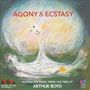 „AGONY & ECSTASY“, „AUSTRALIAN MUSIC FROM THE TIME OF ARTHUR BOYD“, Illustration eines liegenden Menschen mit farbiger Aura., CD