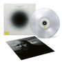 Text: "JÓHANN JÓHANNSSON Orphée". Eine Schallplatte mit transparentem Vinyl, darunter ein Porträtfoto eines Mannes., LP