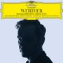 Texte: "MASSENET WERTHER, BENJAMIN BERNHEIM, MARINA VIOTTI" usw. Untere Hälfte zeigt Silhouette eines Mannes., 2 CDs