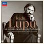 "Radu Lupu, THE UNRELEASED RECORDINGS, DECCA MASTERS AND RADIO TAPES 1970-2002." Ein Mann mit Bart sitzt nachdenklich., 6 CDs