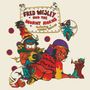 „FRED WESLEY AND THE HORNY HORNS featuring MACEO PARKER.“ Bunte, verspielte Cartoon-Illustration mit Musikern und Instrumenten., CD