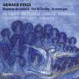 Texte: Gerald Finzi, Requiem da camera, Choir of Trinity College. Illustration: Engel in einem blauen, mystischen Wald., CD