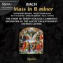 "BACH Mass in B minor. Künstler und Orchester aufgeführt. Unten ein farbenfrohes, religiöses Gemälde."