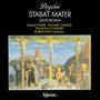Text: "Pergolesi - Stabat Mater - Salve Regina - Gillian Fisher - Michael Chance - The King's Consort - Robert King conductor - hyperion." 

Eine Illustration der Kreuzigungsszene mit Figuren und Landschaft.