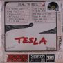 Real to Reel 2. Titel: All The Young Dudes, Make It Last. Groß "TESLA" in Rot. Randtexte: No Machines!, CLAPTON RULES., 2 LPs