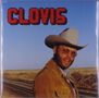 "Clovis" in roten Buchstaben. Ein Mann mit Cowboyhut und Sonnenbrille steht in einer weiten Landschaft., 2 LPs