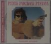 Text: "PINK POCKET PISTOL", "WILLOW AVALON". Frau mit Sonnenbrille und Pelzmantel zielt mit Pistole., CD