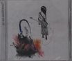 „my anti-aircraft friend“. Illustration: Person mit Gitarre, abstrakte, farbige Formen und Linien im Vordergrund., CD