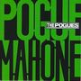 Grüner Hintergrund, schwarzer Text: "POGUE MAHONE". Weißes Logo: "THE POGUES"., CD
